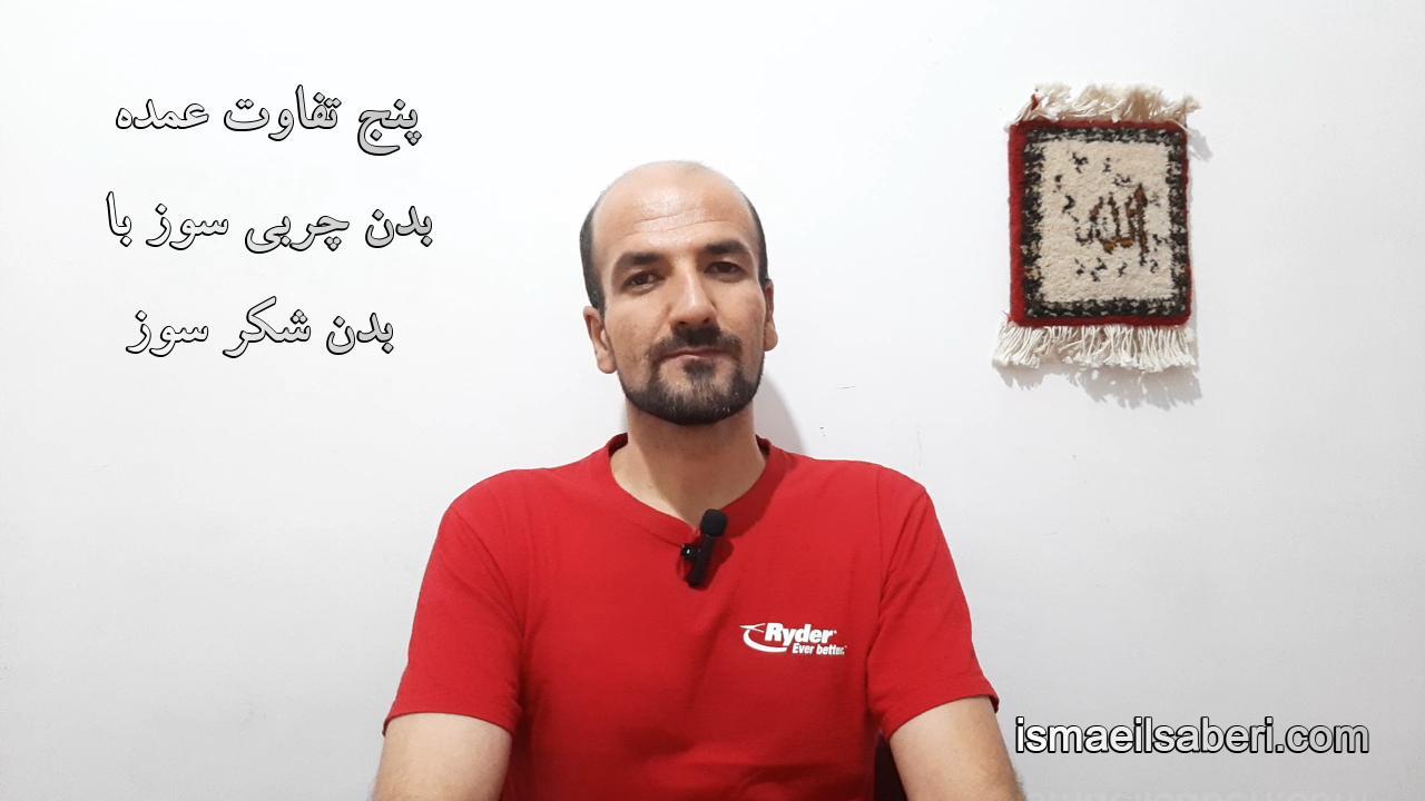 5 تفاوت عمده بدن چربی سوز با بدن شکر سوز